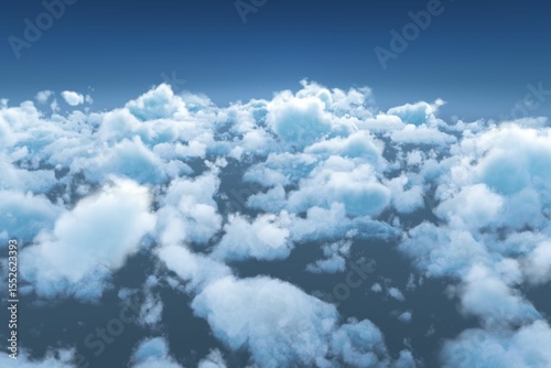 Fototapeta Naklejka Na Ścianę i Meble -  High angle view of clouds against sky