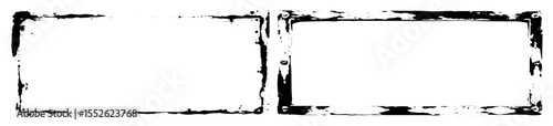 Vector Distressed rectangular frames create a rugged isolated .