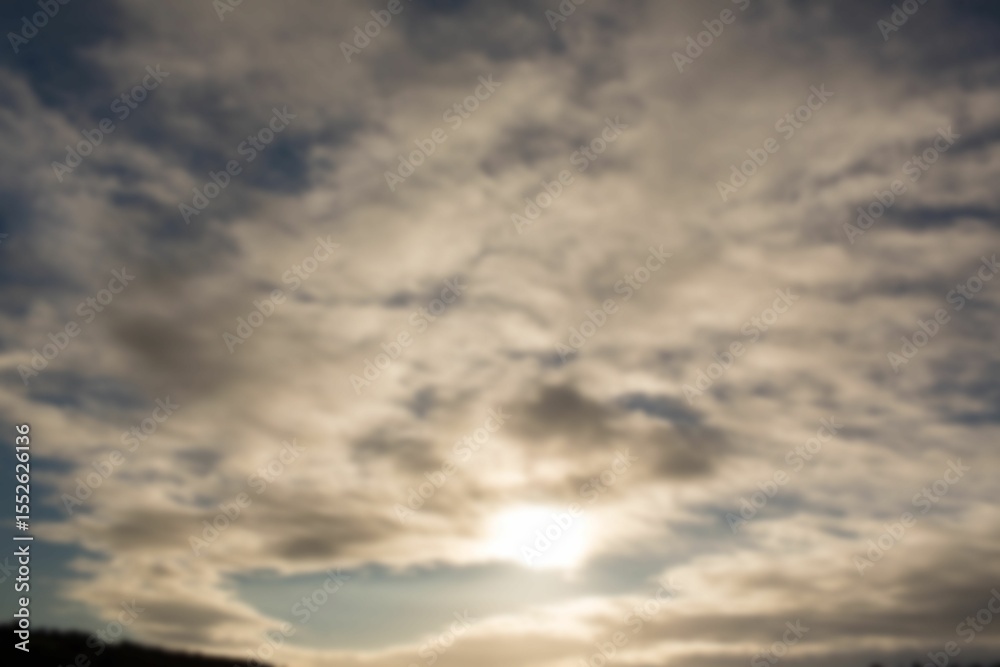 Obraz premium Low angle view of cloudscape during sunset
