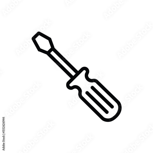 Simple Screwdriver Icon