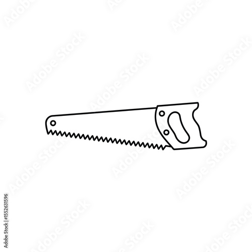 Hand Saw Outline Icon