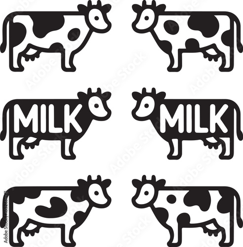 Dairy cow symbols