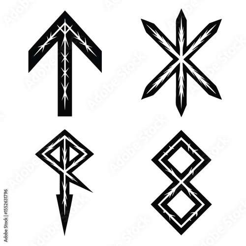 Viking Runes: Collection of Ancient Norse Symbols & Characters
