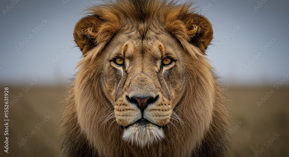 Majestic Lion in Ultra HD Portrait background Majestic Lion in Ultra HD Portrait background
