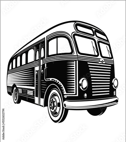 Stylized white  and black  mini truck  driving through a desert road, minimalist design."
