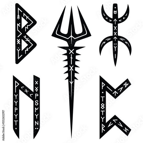 Ancient Norse Runes & Symbols: Powerful Pagan Designs for Art & Inspiration