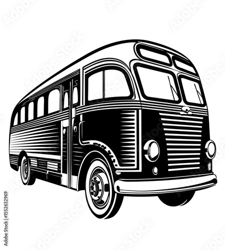 Stylized white  and black  mini truck  driving through a desert road, minimalist design."
