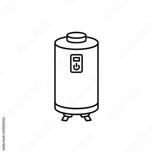 Water Heater Outline Icon