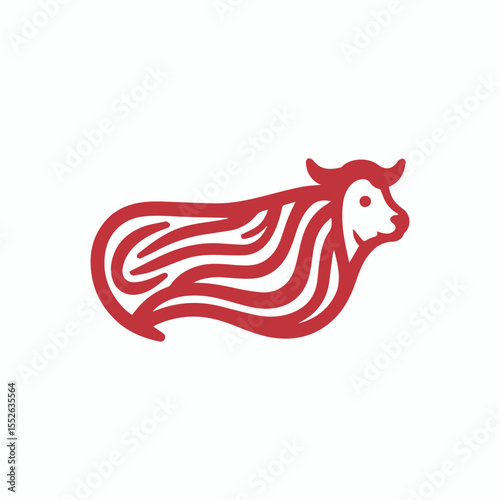 Beef meat logo