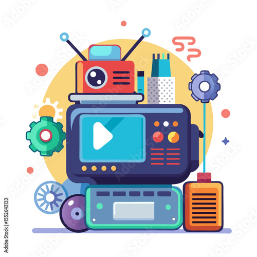 retro tv icon