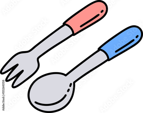 Spoon and fork set
