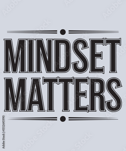 Minimal Motivational T-Shirt Design.
