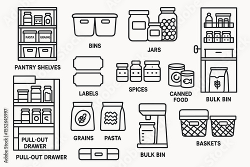 Pantry organization guide: bins, jars, shelves, labels, and storage ideas
