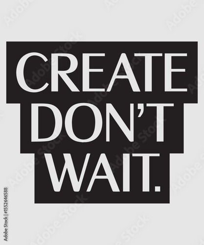 Minimal Motivational T-Shirt Design.