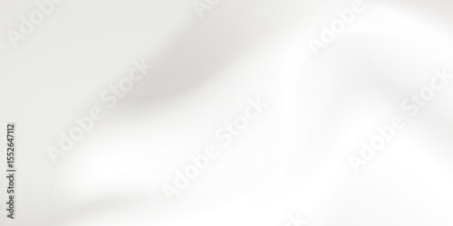 Smooth wavy gray gradient background. Soft silver liquid wallpaper. Silk nacre color texture for banners, flyers, presentations, graphic design.