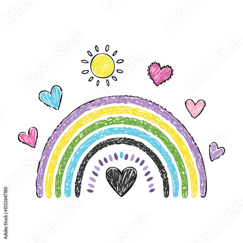Chalk texture, cloud, smile, star and sketch figure for play or school design.arrow, chalk, crown, diamond, doodle, freedom, graphic, hand drawn, handwriting, heart, clip art, material, illustration, 