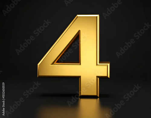Golden Number Four Solid Foundation, Stability, and Strength