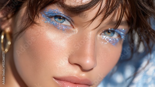 Ultra Realistic Close-Up of a Young Woman's Face
