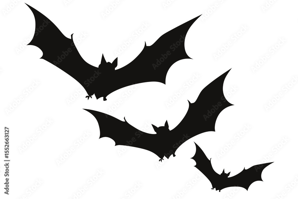 Fototapeta premium halloween bat and bats