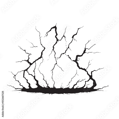 lightning vector , electricity illustration , lightning anime style , realistic lightning illustration