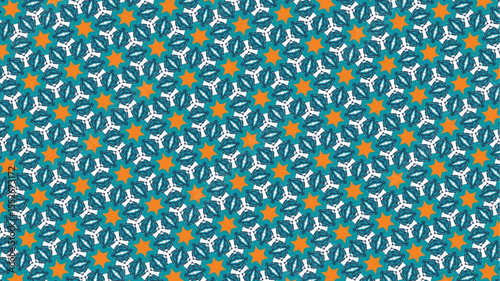 Modern floral authentic Seamless Pattern for home textile and fashion.