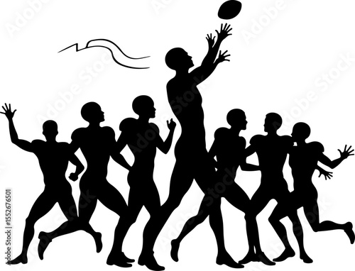football, American football, players, sports, game, vector bundle