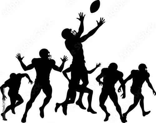 football, American football, players, sports, game, vector bundle