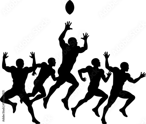 football, American football, players, sports, game, vector bundle