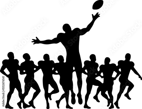 football, American football, players, sports, game, vector bundle