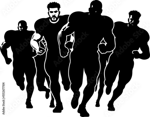 football, American football, players, sports, game, vector bundle