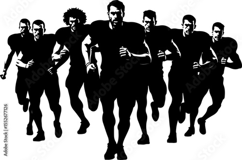 football, American football, players, sports, game, vector bundle