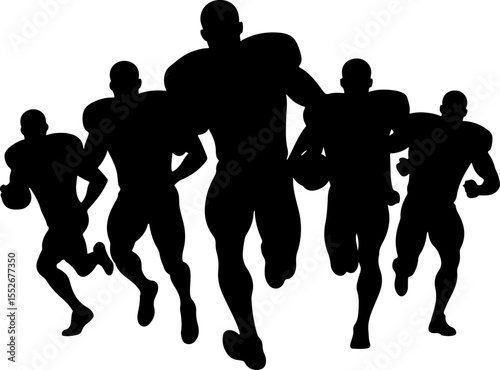 football, American football, players, sports, game, vector bundle