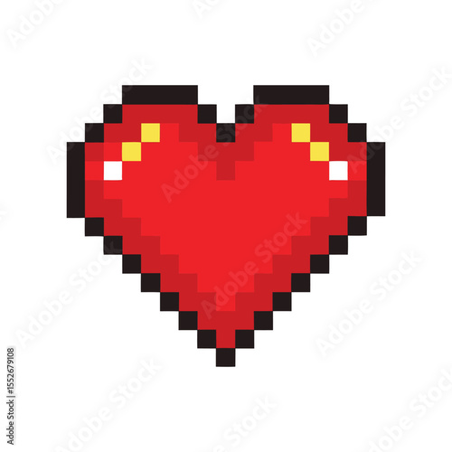 Pixel heart