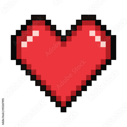 Pixel heart