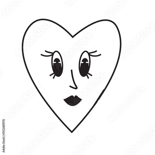 Smiley  sad and angry heart
