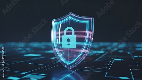 Cybersecurity Shield Digital Protection and Data Security