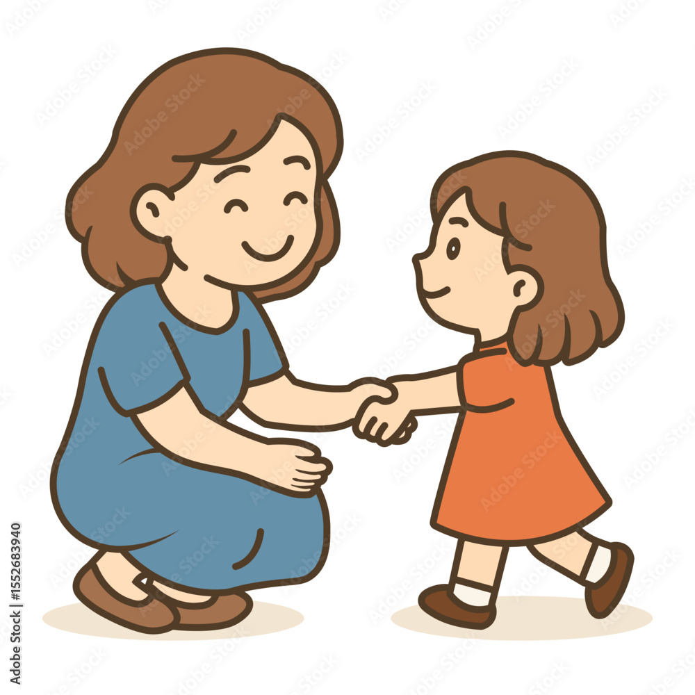 Illustration Of Mother's Day Illustration Of Mother's Day