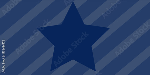 Modern abstract blue background with diagonal line. Simple graphic design element. Futuristic concept. Horizontal banner template with space for your text. Vector