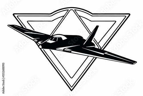 black b-2 stealth bomber jet