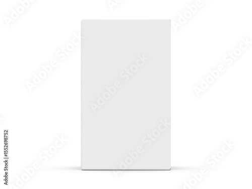 Paper box mockup, packaging carboard box carton mock up template for branding and presentation, 3d illustration