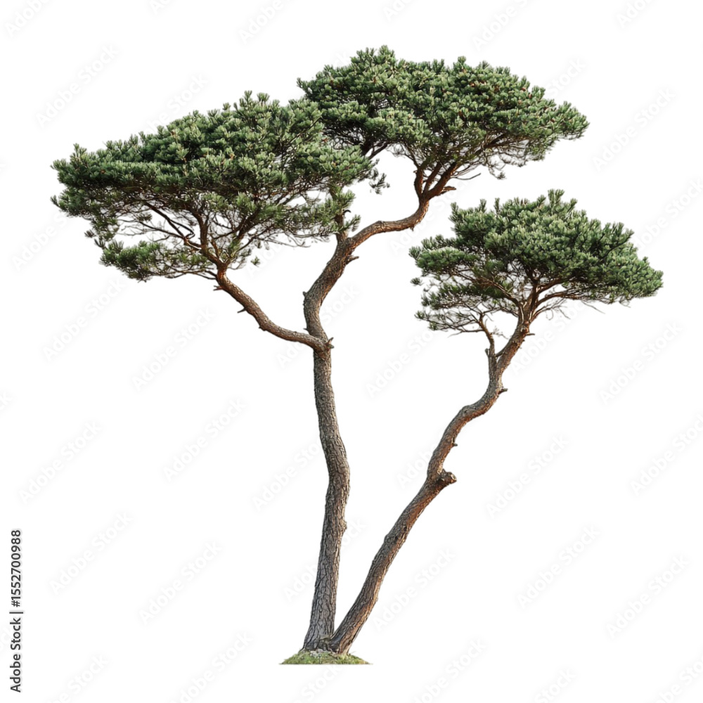 custom made wallpaper toronto digitalGreen pine tree nature abstract art colorful lines background