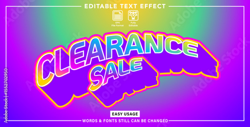 Editable graphic text clearance sale styles
