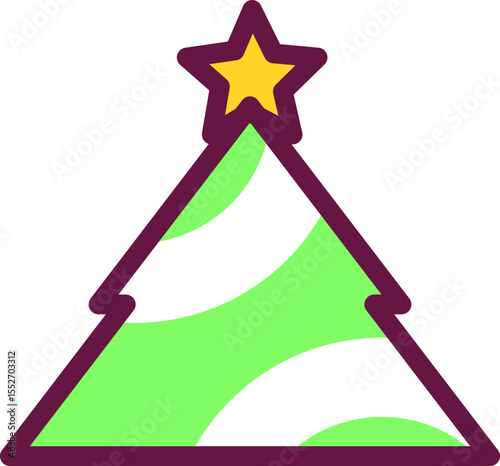 Solid Cartoon Winter Icon
