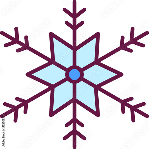 Solid Cartoon Winter Icon