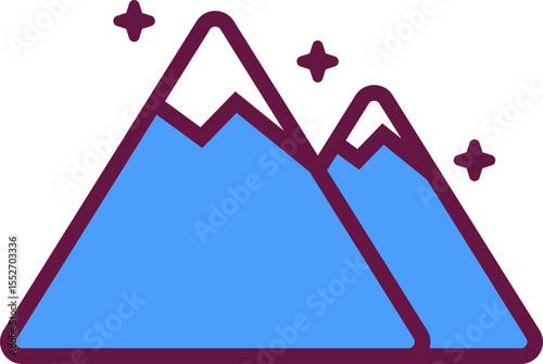 Solid Cartoon Winter Icon