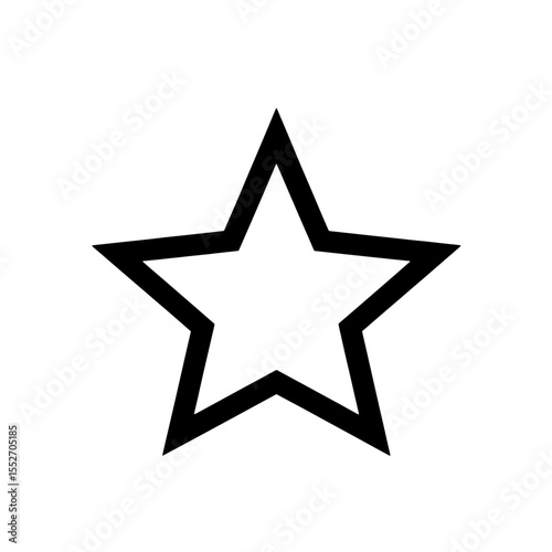 silver star on white