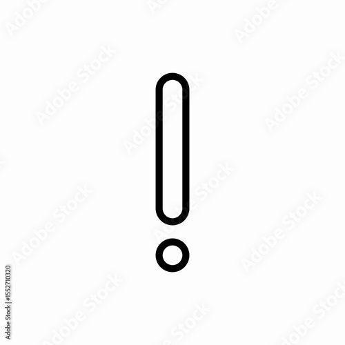 alert exclamation point icon vector sign