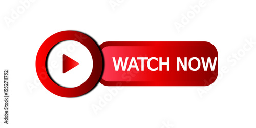 Red "Watch Now" Button with Play Icon