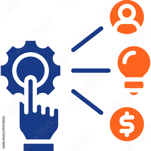 Resource Allocation Icon