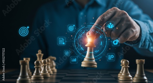 Strategic move in a digital chess game